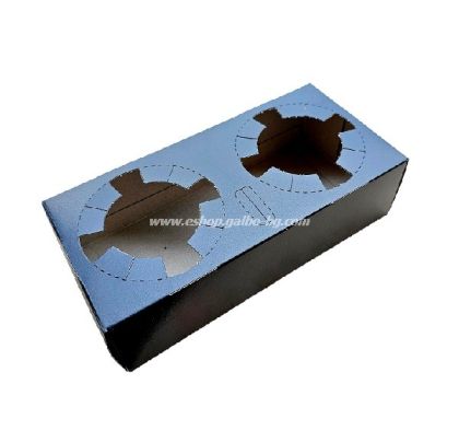 Носач за 2 чаши BLACK,  50 бр / 700 бр.
