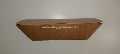 Картонена кутия за хот дог КАФЯВА, 25 бр / 600 бр.