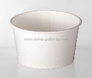 Картонена чаша за 1 топка сладолед БЯЛА 4 оз/100 мл,  50 бр / 1000 бр, В ПРОМОЦИЯ