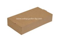 Картонена крафт кутия за клуб сандвич ,  24,5*13*5,5 см,  25 бр / 400 бр