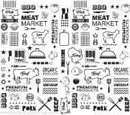 Хартия за сервиране и презентация с печат BBQ TIME 35*27 см - 500 бр