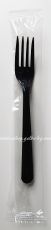 Вилица ЧЕРНА  единично опакована в пакет по 100 бр 