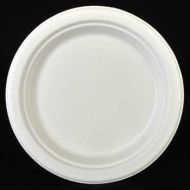 100% биоразградима картонена чиния кръгла 26 см  50 бр