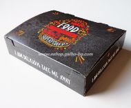 Картонена кутия за палачинки и гофрети "Take me Away",  22*18*5 см,  25 бр / 400 бр