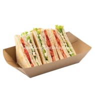 Голям крафт трей БИО 17/10/5 см,  100 бр / 800 бр