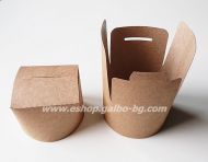 Малка кръгла кутийка  КРАФТ   50 бр / 500 бр