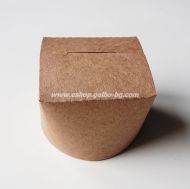 Малка кръгла кутийка  КРАФТ   50 бр / 500 бр