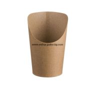 Картонена опаковка за картофи, Крафт кръгла 12 оз, 50 бр / 1000 бр