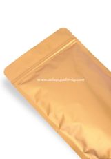 Дойпак златен матов плик с цип 160*60*270 мм 75, 100 бр / 1000 бр  КОД 2071