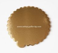 Подложка за торта Злато 19 см, 25 бр