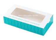 Картонена кутия за сиропирани сладки с прозорец "LA PATISSERIE C'EST L'AMOUR " 24*13*5,5 см - 25 бр / 400 бр.  В ПРОМОЦИЯ