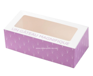 Картонена кутия  с прозорец за КОЗУНАК,руло,сладки и бисквити, В ПРОМОЦИЯ -   30*15*10 см  25 /200 бр