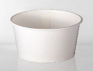 Картонена чаша за 2 топки сладолед,  Бяла 5 оз /150 мл,  50 бр / 1000 бр, В ПРОМОЦИЯ