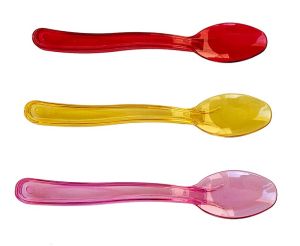 Цветни  лъжички 12,4 см, единично опаковани, за многократна употреба  350 бр / 2800 бр