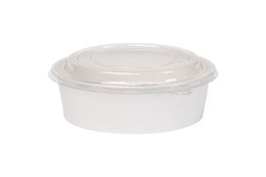 БЯЛА  картонена купа 750 мл, с РР капак  50  бр / 300 бр