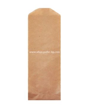 Хартиен плик за прибори 8/22, кафяв,  100 бр