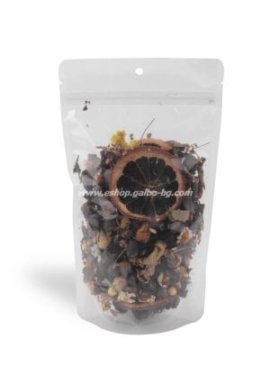 Дойпак прозрачен плик за ядки с цип и отвор за закачане   50, 130*70*225 мм, 100 бр / 2500 бр КОД 2089