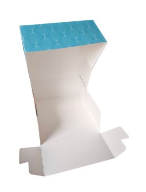 Картонена кутия за 6 парчета торта 16*19*8 см "LA PATISSERIE C'EST L'AMOUR" - 25 бр / 250 бр.