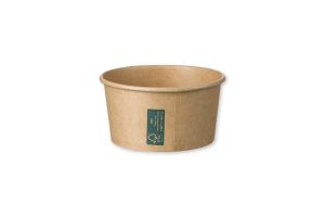 Картонена чаша за 2 топки сладолед,  КРАФТ 5 оз /150 мл,  50 бр / 1000 бр