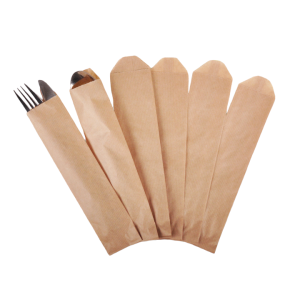 Хартиен плик за прибори 5/24, кафяв,  2000 бр насипно