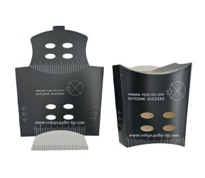 Картонена кутия за пържени картофки с капак за доставки  "Easy Eats"   8,5*7*12 см - 50 бр / 500 бр