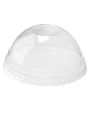 Капак DL94 W за РЕТ чаша, тип Бомбе без отвор,  95 мм,  за система 2/1  -  50 бр