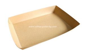 Картонен поднос за сервиране  230/140/35 мм  100 бр / 400 бр