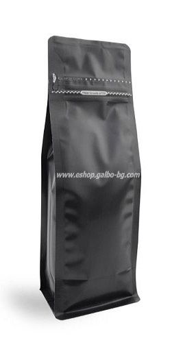 Черен мат плик тип кутия, с вентил и цип 100х70х250 мм 250 гр, 25 бр / 1000 бр  В ПРОМОЦИЯ