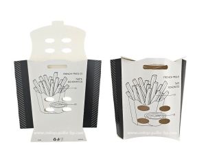 Картонена кутия за пържени картофки с капак за доставки  "Easy Eats"   8,5*7*12 см - 50 бр / 500 бр