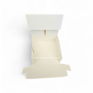 Картонена кутия за  торта БЯЛА  ВИСОКА,  21*21*10 см  - 25 бр / 225 бр..