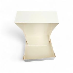 Картонена кутия за  торта БЯЛА  ВИСОКА,  32*32*12 см  - 25 бр / 75 бр..