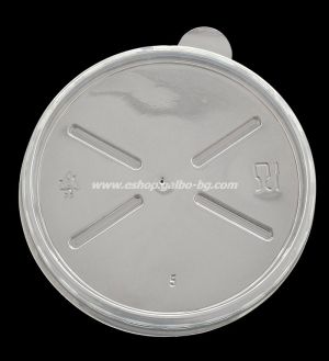 Капак ф114  за картонени RIPPLE купи 400 мл и 570 мл,  50 бр/1000 бр