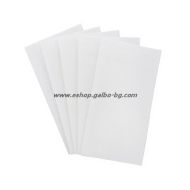 Бели салфетки 1/8, 33 см, 250 бр в пакет / 2000 бр в чувал