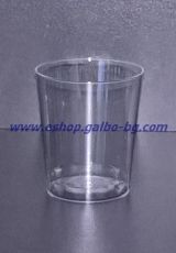 Прозрачна (PS) чаша за шот 20 мл - 50 бр / 1000 бр