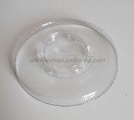 Капак прозрачен с цепка за сламка за чаша 80 мм 100 бр / 1000 бр.